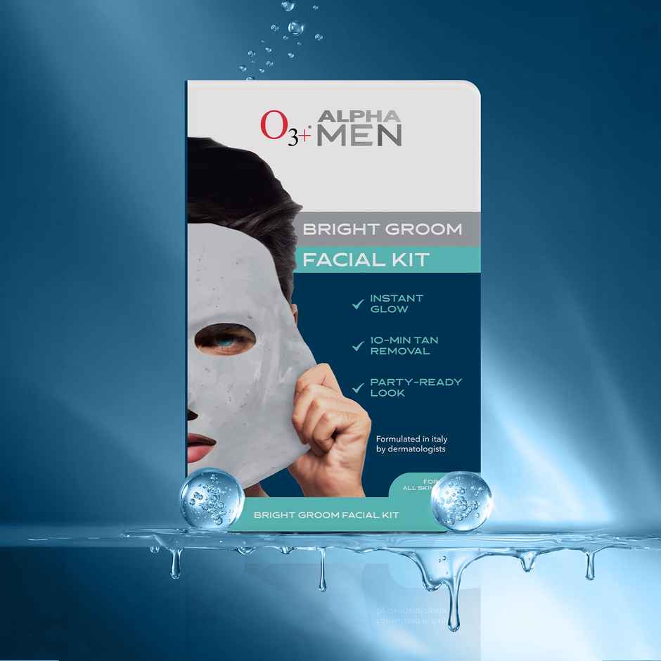 O3+ Alpha Men Bright Groom Facial Kit