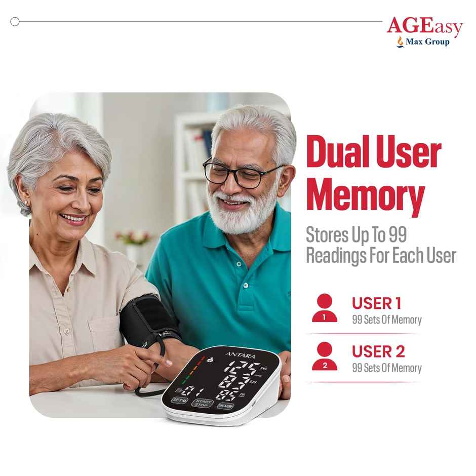 AGEasy Fully Automatic One Touch Digital Blood Pressure Monitor