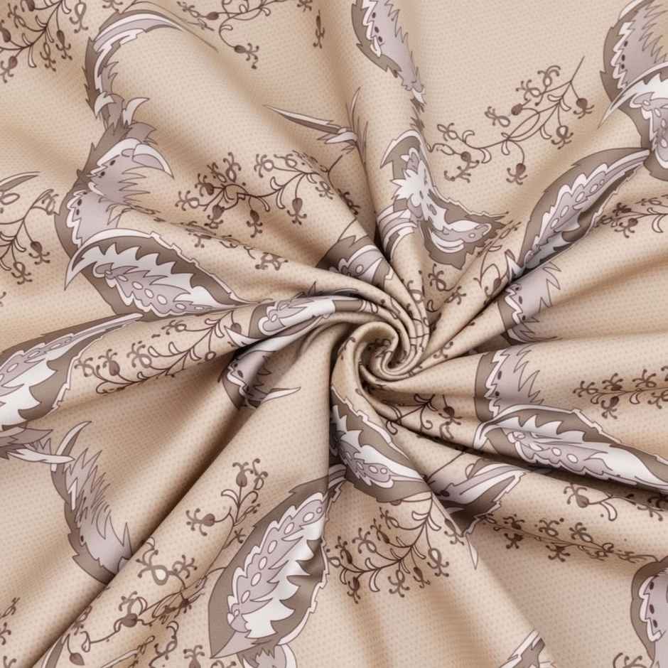 Status Crown Superfine Microfiber Queen Bedsheet | Nature Trail | 220 x 250 cm