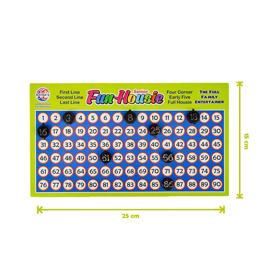 Ratna's Fun Housie Sr.| 180 Tickets | Assorted