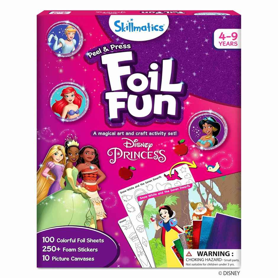 Skillmatics Art & Craft Activity - Foil Fun Disney Princess
