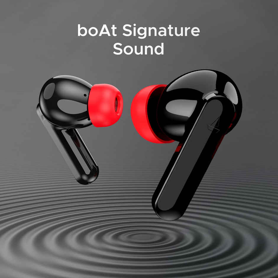 boAt Airdopes Ultra Plus TWS Earbuds w/ 50H Playtime, 4-Mic ENx Tech & ASAP Charge (Active Black)