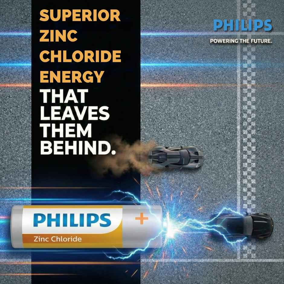Philips R03G10B/94 AAA Zinc Chloride Battery | 1.5V | Long Lasting | Leak Resistant 1.0 Piece