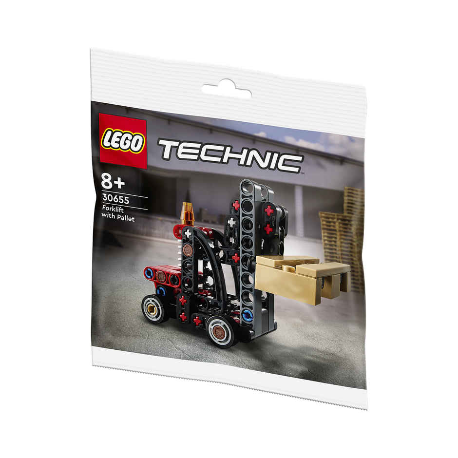 Lego Technic Forklift With Pallet Building Kit