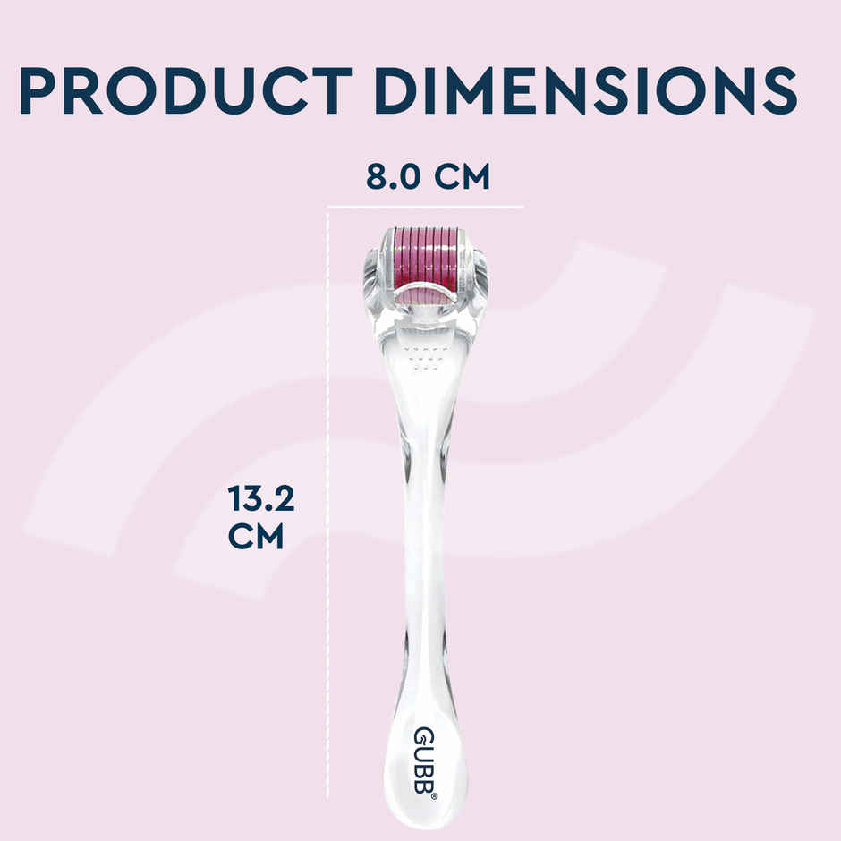 Gubb Derma Roller Transparnt Pink