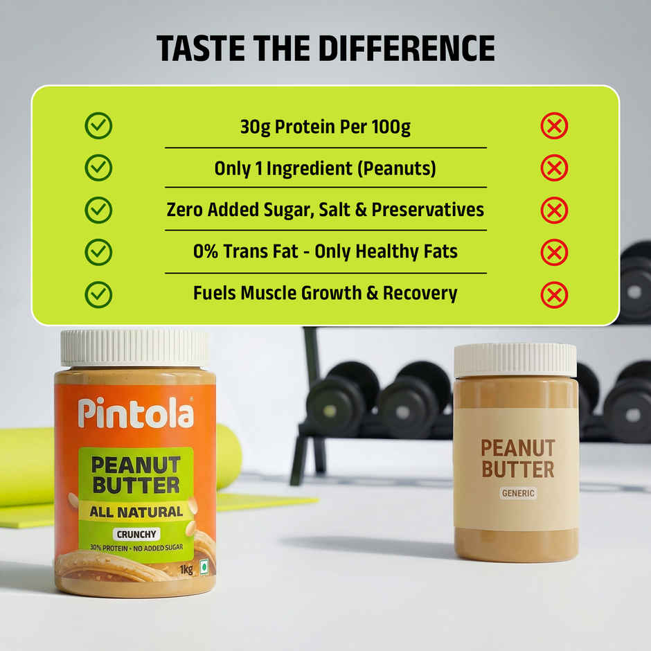 Pintola All Natural Peanut Butter Crunchy
