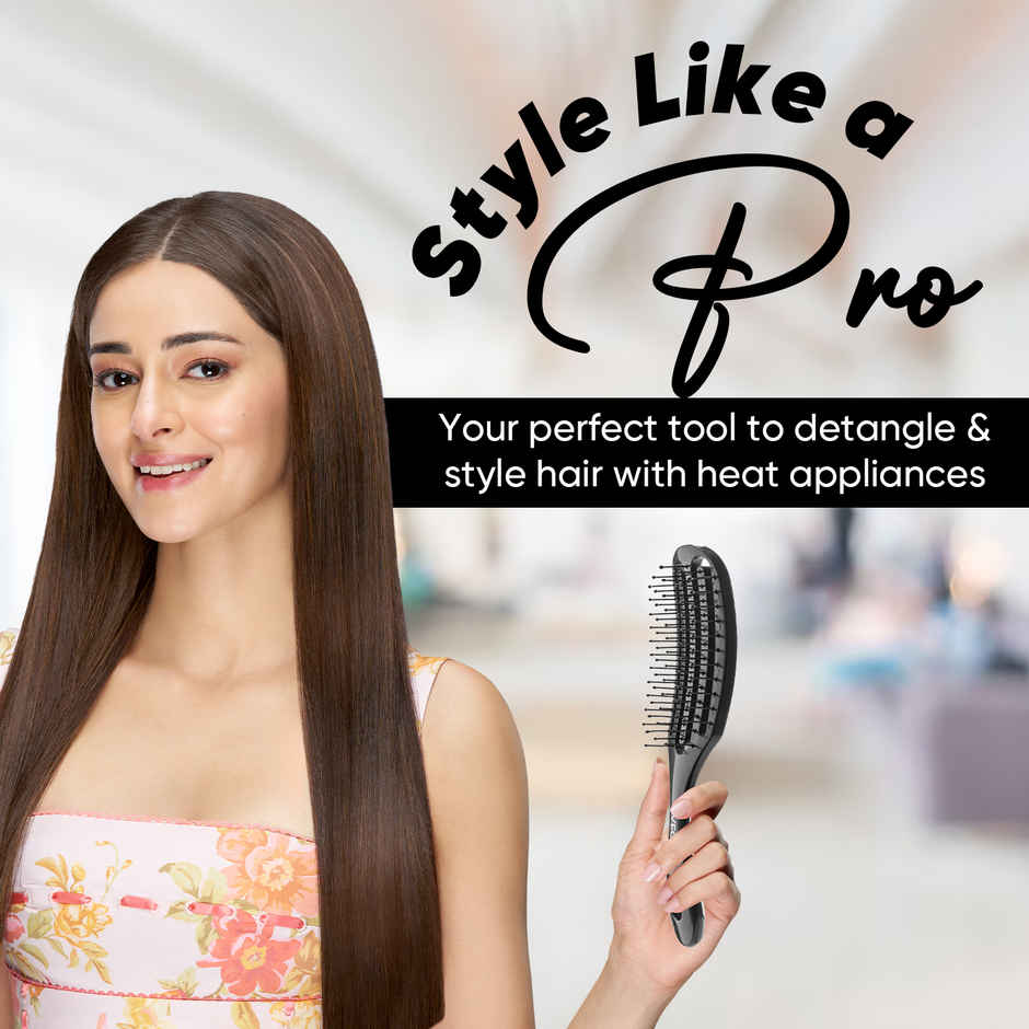 Vega Detangling Brush for Women, Men & Children, Wet & Dry Use (DTB-02)