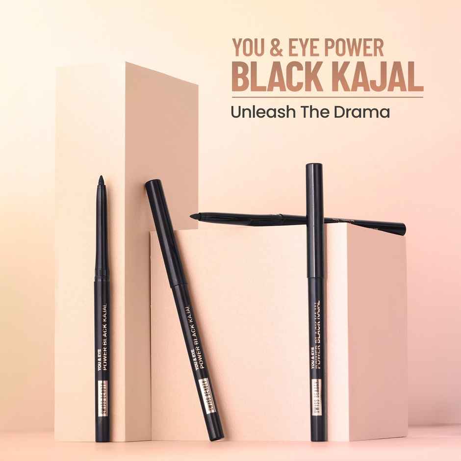 Swiss Beauty You & Eye Power Black Waterproof Kajal