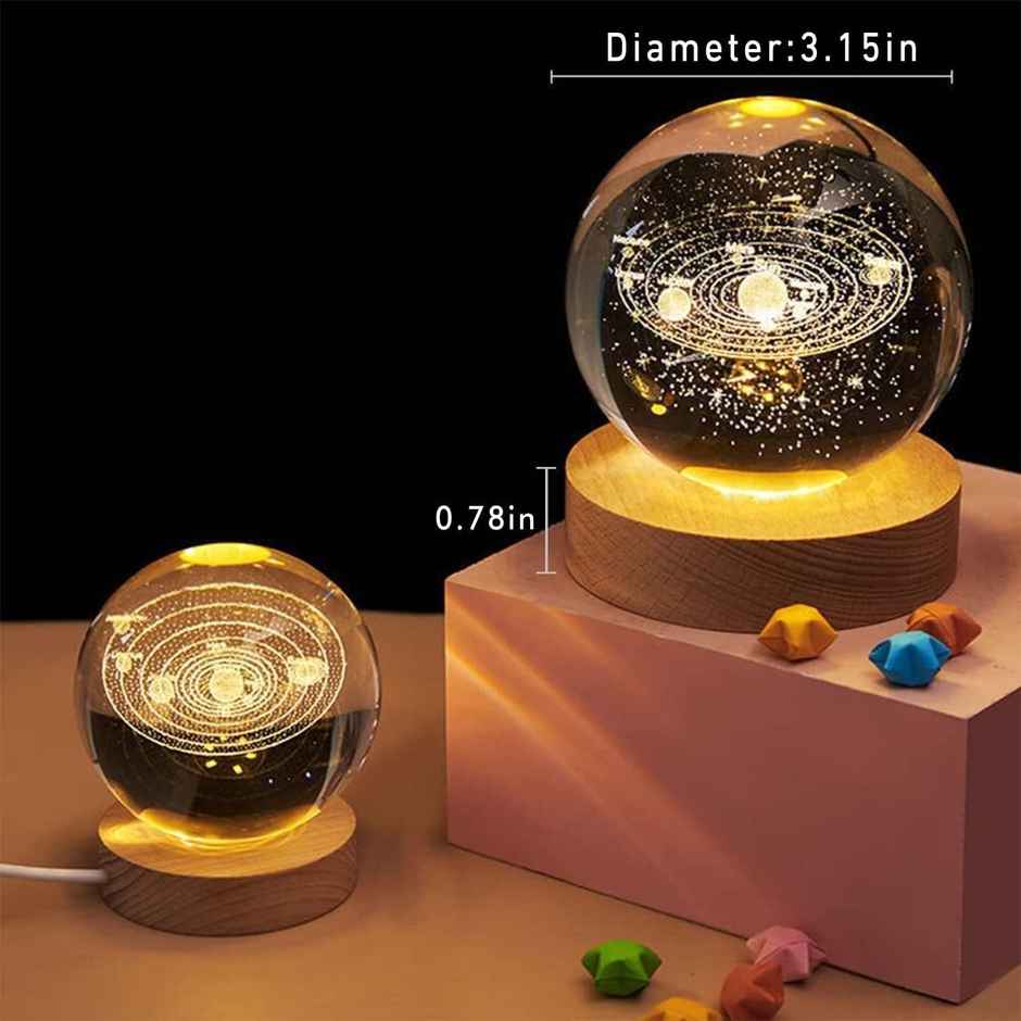 Desidiya Universe Crystal Ball Night Light Combo 