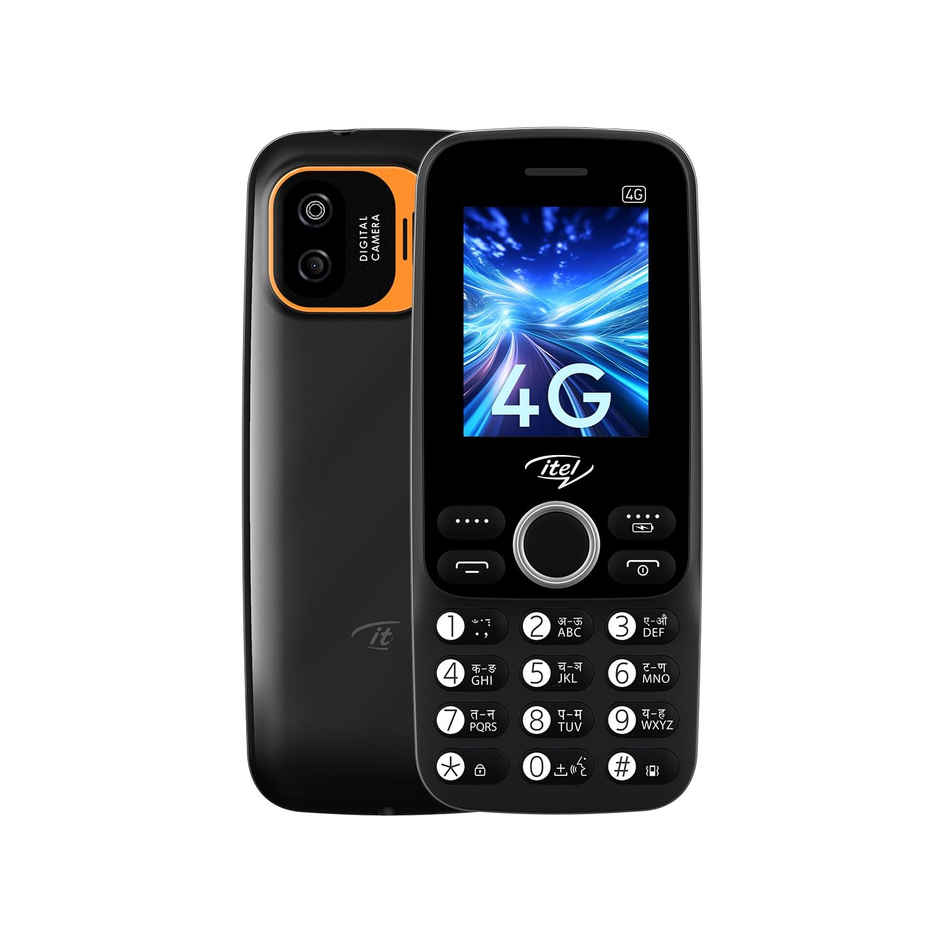 itel Super Guru 4G Keypad Mobile | 2" Display | 1000 mAh Battery | Youtube & UPI | Black