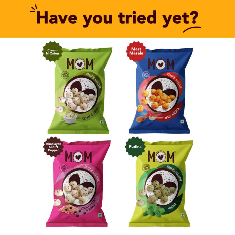 MOM Cheddar Cheese Roasted Makhana Combo