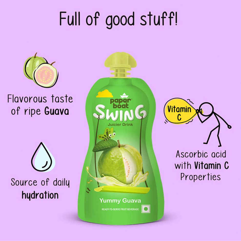 Paper Boat Swing Juicier Drink Yummy Guava Juice