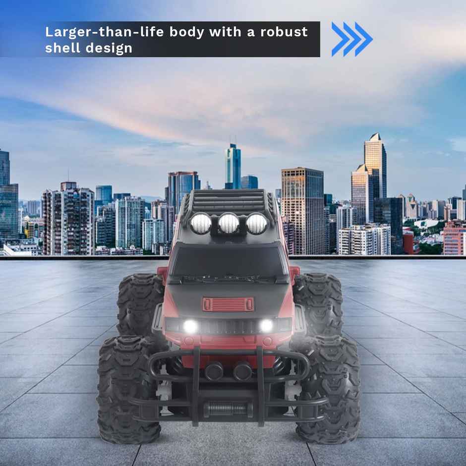Race N Roll Off Roader Rechargeable Remote Control Monster Truck - Humm Maroon