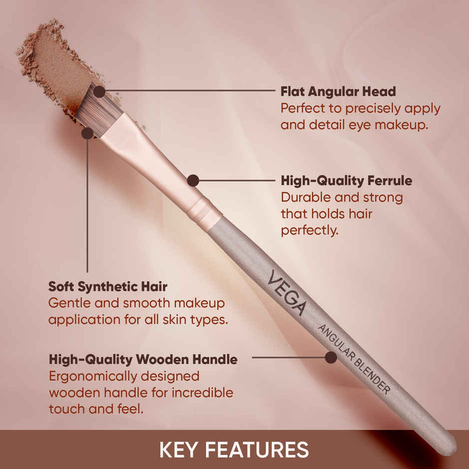 VEGA Eye Shadow Blending Brush with Soft Bristles | MBN-02 | M