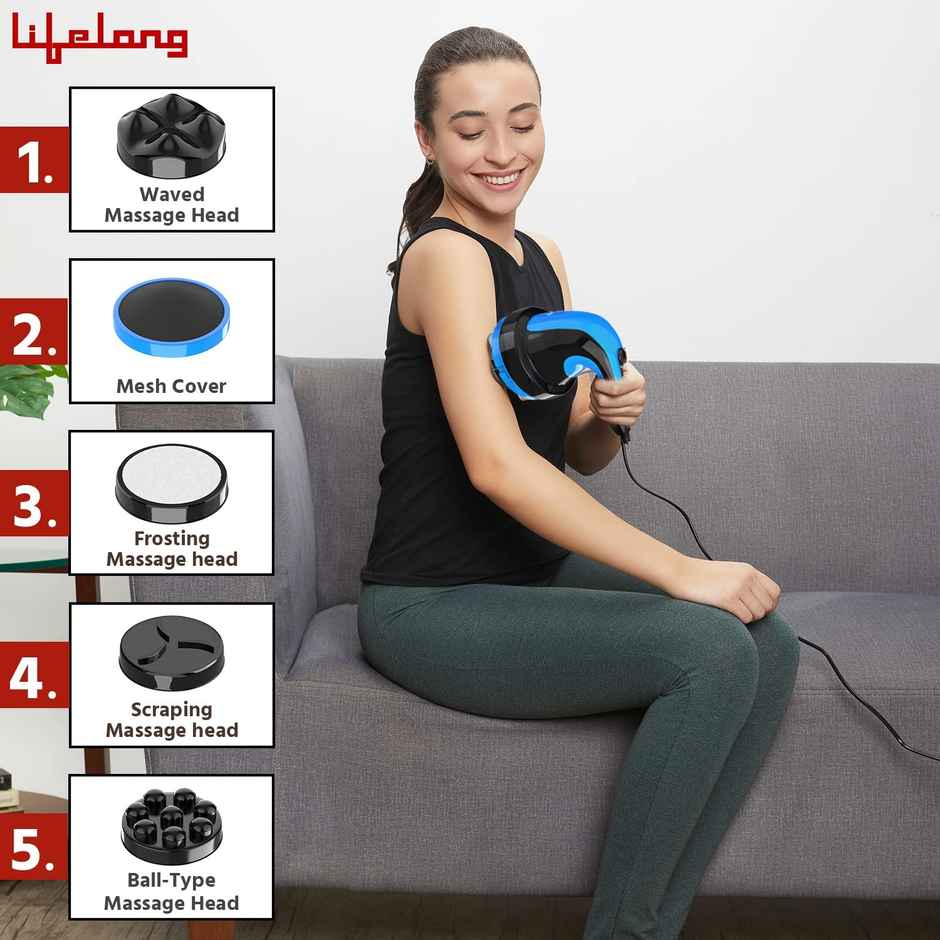 Lifelong Head and Body Massager - Full Body Pain Relief | Deep Tissue Massager (LLM576)
