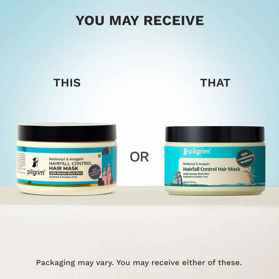 Pilgrim Redensyl & Anagain Hair Fall Control Hair Mask