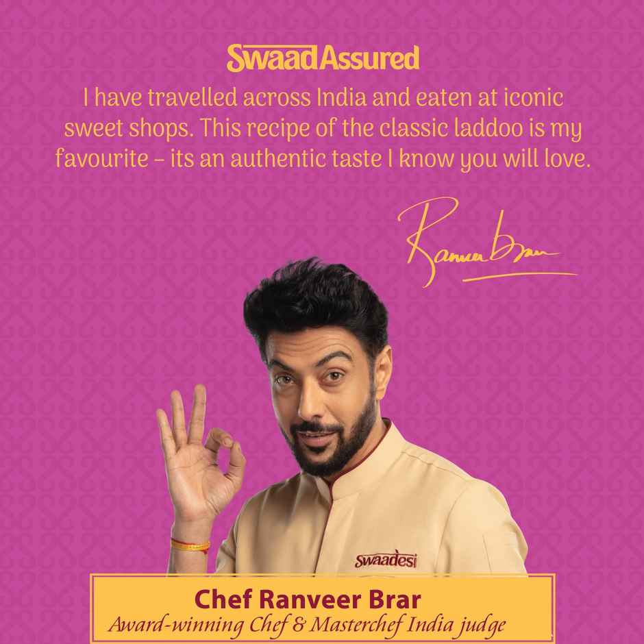 Ghee Dry Fruit Besan Laddoo By UNIBIC Swaadesi