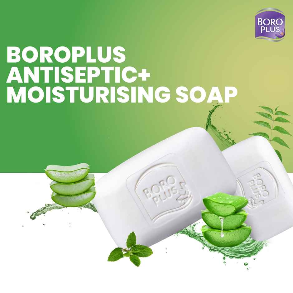 BoroPlus Antiseptic And Moisturising Bathing Soap With Aloe Vera, Neem And Tulsi