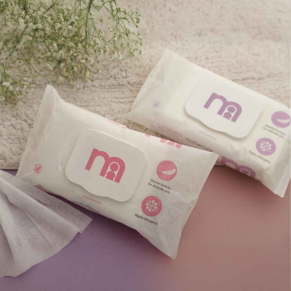 Mothercare All We Know Non-Fragranced Baby Wipes Pack Of 60