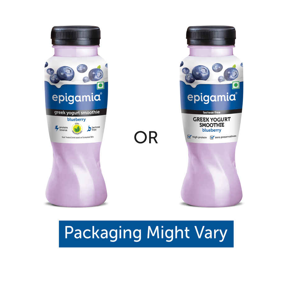 Epigamia Greek Yogurt Blueberry Smoothie