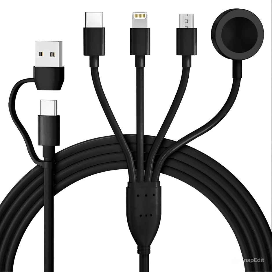 Bestor 4-in 2 USB-C Fast Charger Cable for Samsung Galaxy Watch | iPhone 6FT
