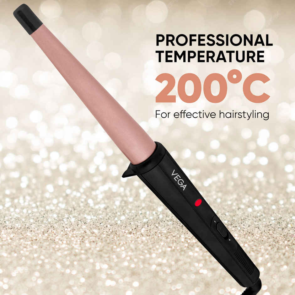 Vega I-Curl Hair Curler for Women with 13mm-25mm Barrel, Quick Heatup Technology, (VHCH-05)