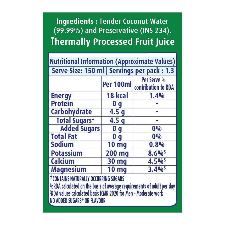 Real Activ Tender Coconut Water | Pack of 6