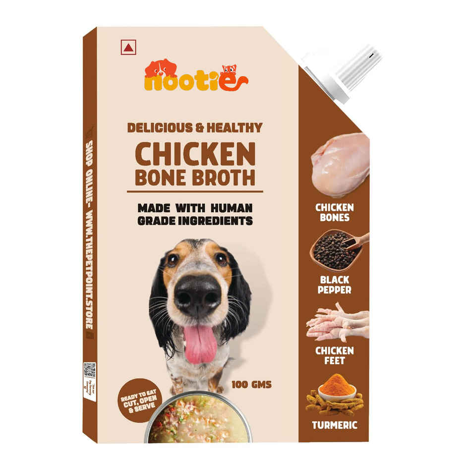Nootie Chicken Bone Broth for Dogs | Natural Gut & Joint Support