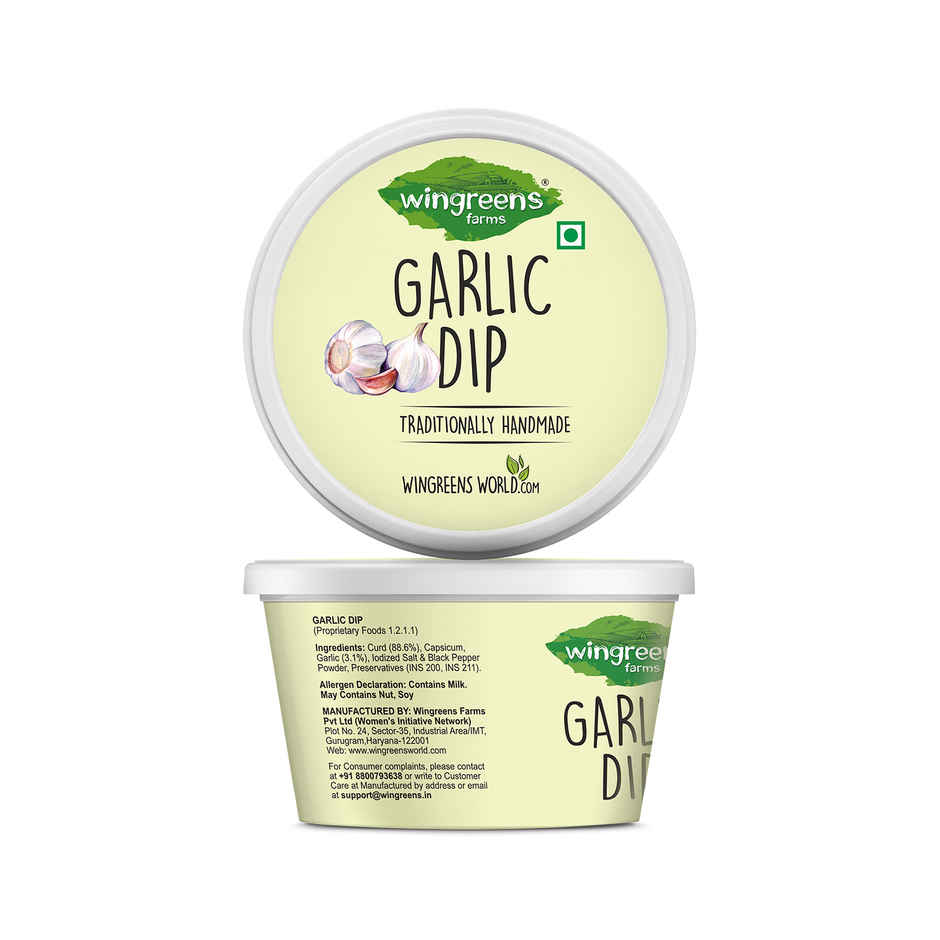Wingreens Farms Garlic Dip