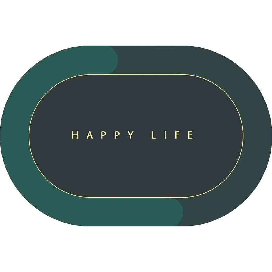 Status Silicon Anti- Skid Bath Mat | 38 x 58 cm | Happy Life