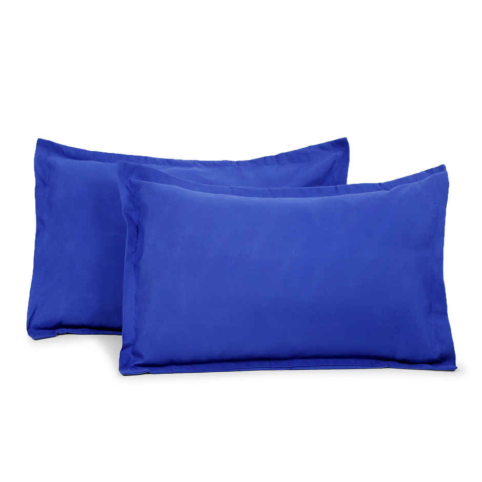 Status Pillow Cover Set Of 2 46 Cm x 69 Cm - Dark Blue