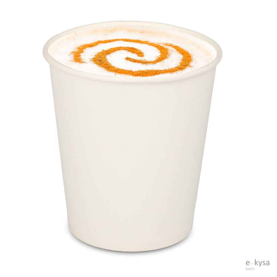 Disposable Premium Paper White Glass | 250 ml | Pack of 25 | 280 GSM | Tempware Combo