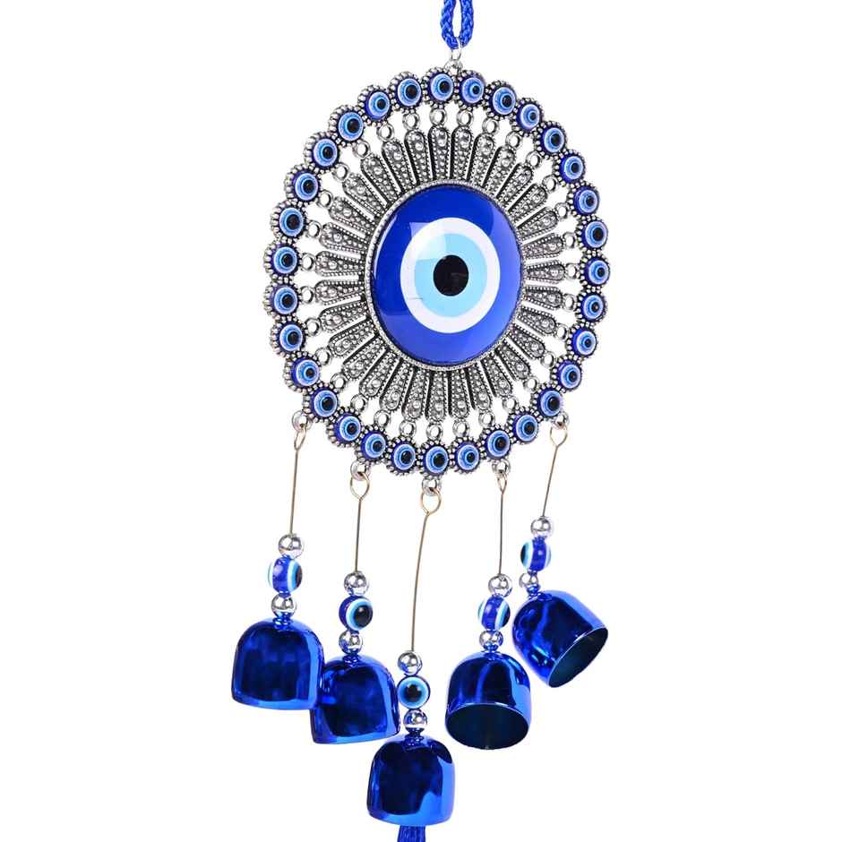 Perpetual Evil Eye Bell Wind Chime Decor
