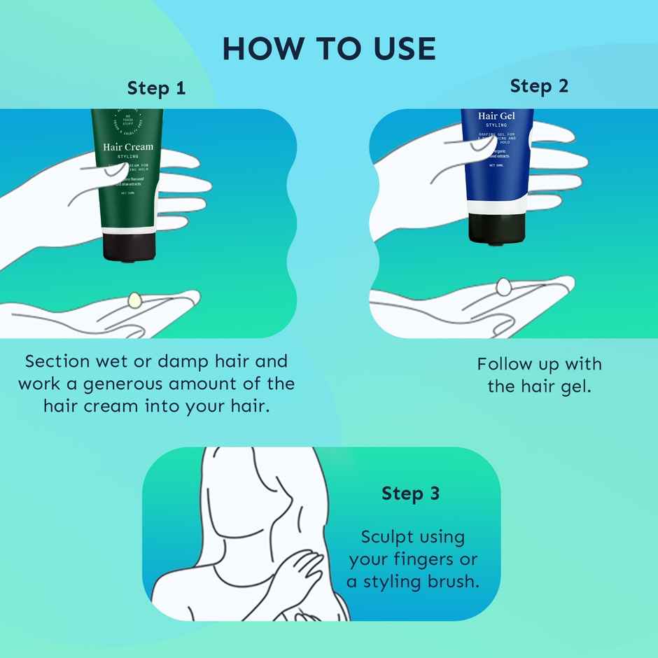 Arata Cream & Gel Styling Mini Combo