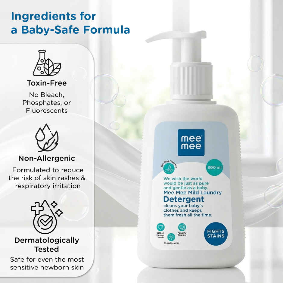 Mee Mee Anti-Bacterial Baby Laundry Detergent - One Drop Cleaning