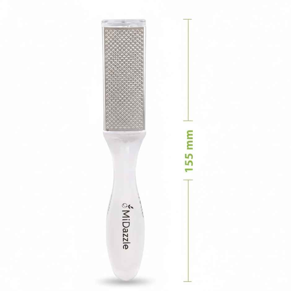 Midazzle 2in1 Foot Scrubber, Filer and Callus Remover | Crystal | MIFF5206