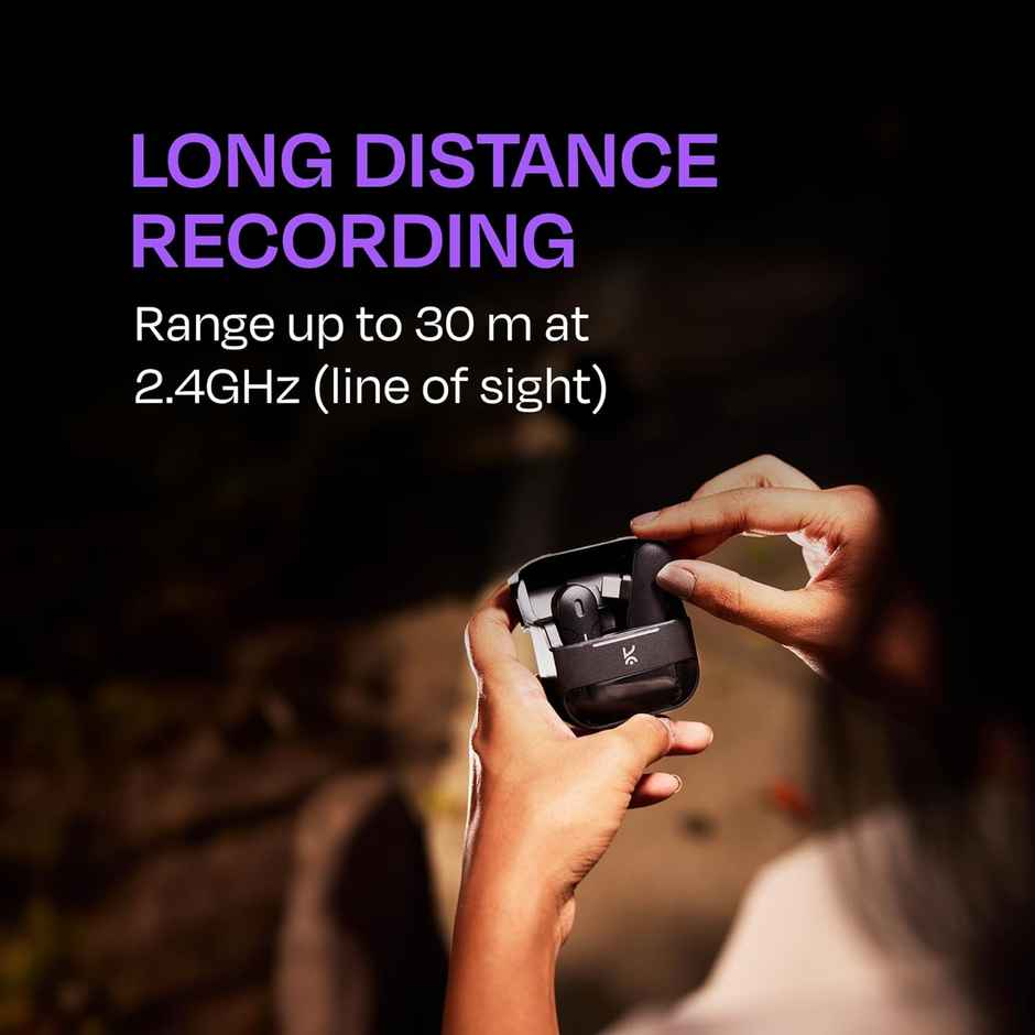 Kreo Gorec Professional Wireless Mic With Solo Transmitter,Usb-C,Long Battery Life