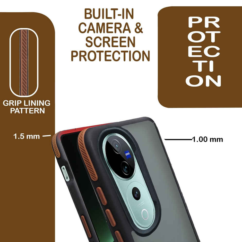 Artistque Case for Vivo V40 | V40 Pro | T3 Ultra 5g Back Cover - Frosted Series
