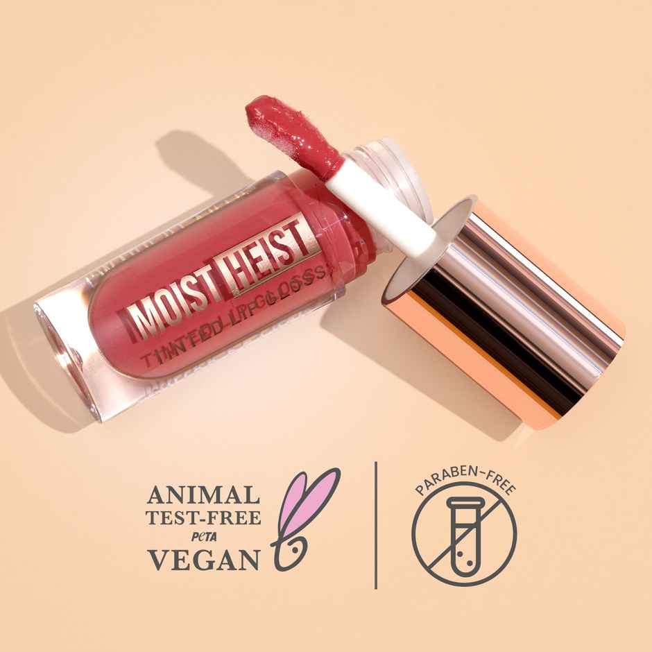 Swiss Beauty Moist Heist Tinted Lip Gloss Color & Shine, Non-Sticky With Vitamin E -3 Berry Mission