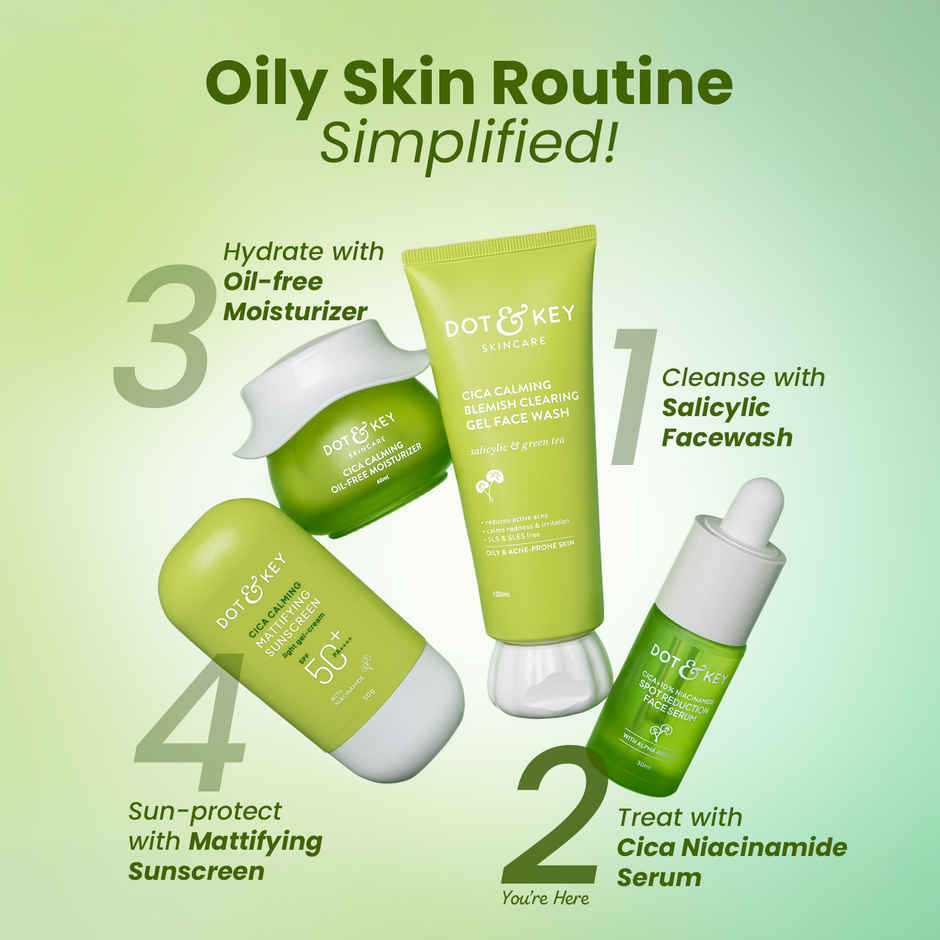 Dot & Key 10% Niacinamide Cica Face Serum With 3% Tranexamic For Dark Spots & Acne Scars