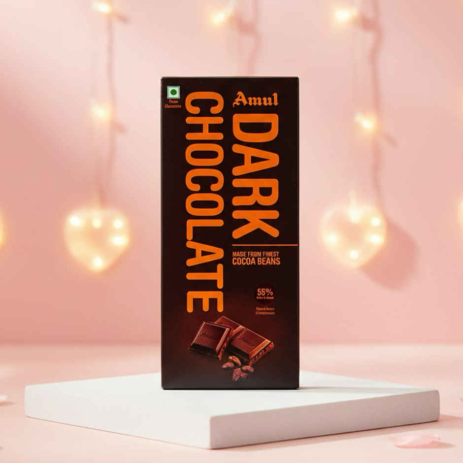 Amul Dark Chocolate Bar | Rich in Cocoa