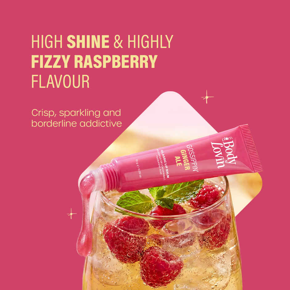 Plum BodyLovin Gossippin Ginger Ale Glassic Lip Balm
