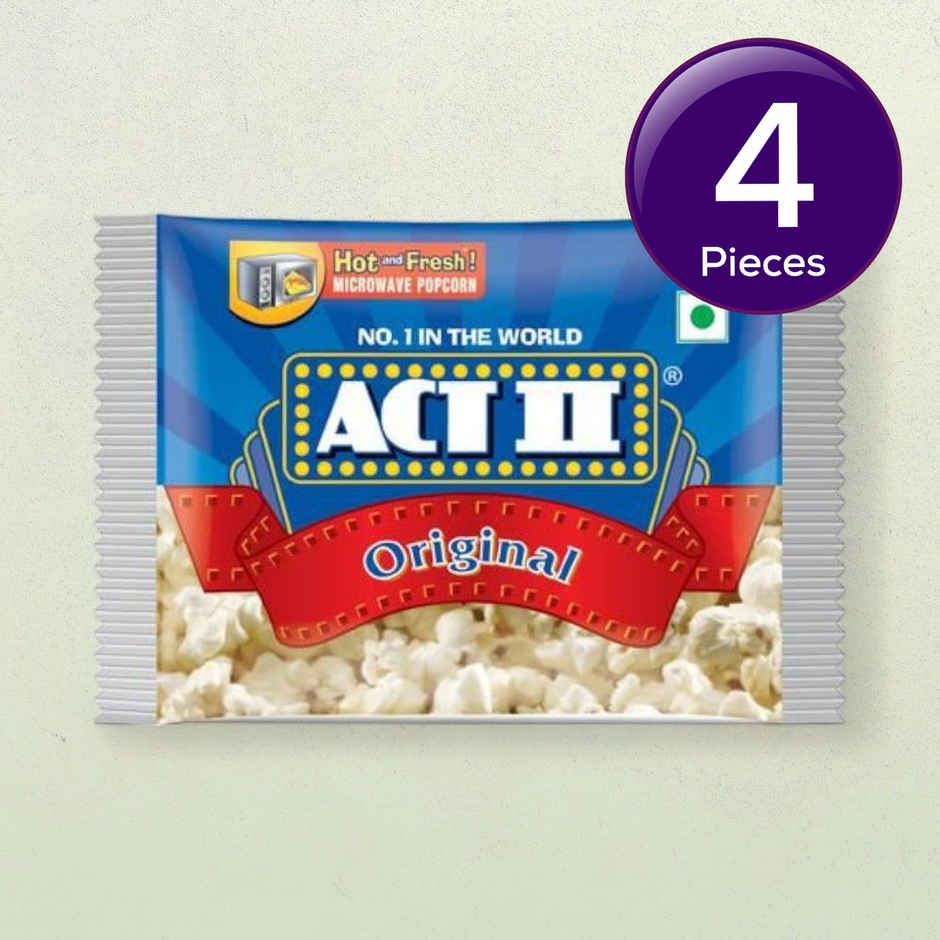 ACT II Microwave Popcorn - Orginal, Big Pack, Hot & Fresh in 3 mins Combo
