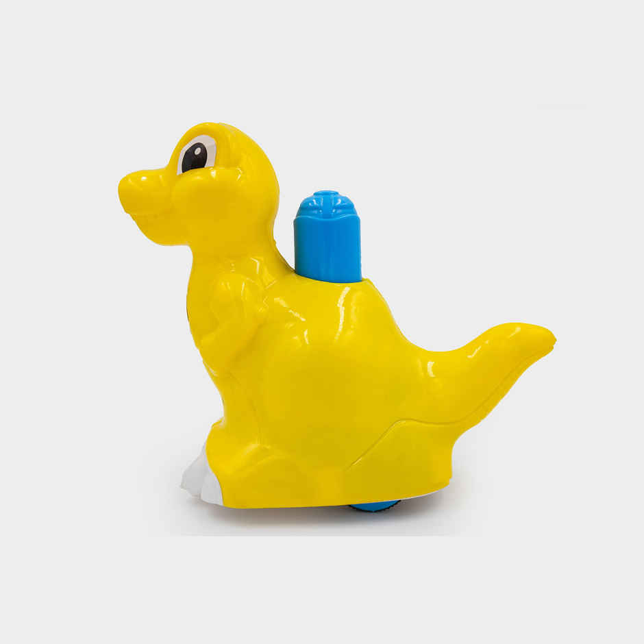 Toybharat Push N Go Dinosaur Toy - Fun Multicolour Birthday Gift for Kids | Assorted