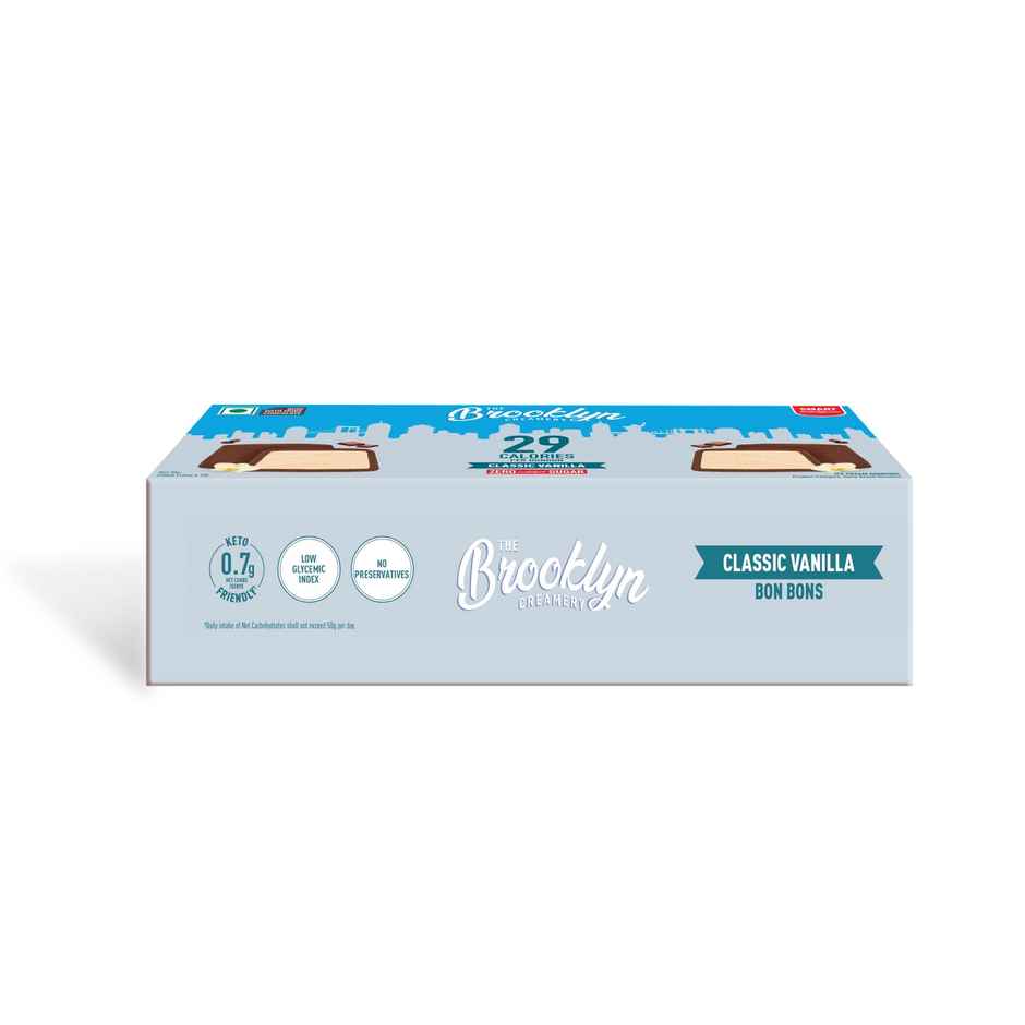 The Brooklyn Creamery Vanilla Bonbons(Zero Added Sugar)