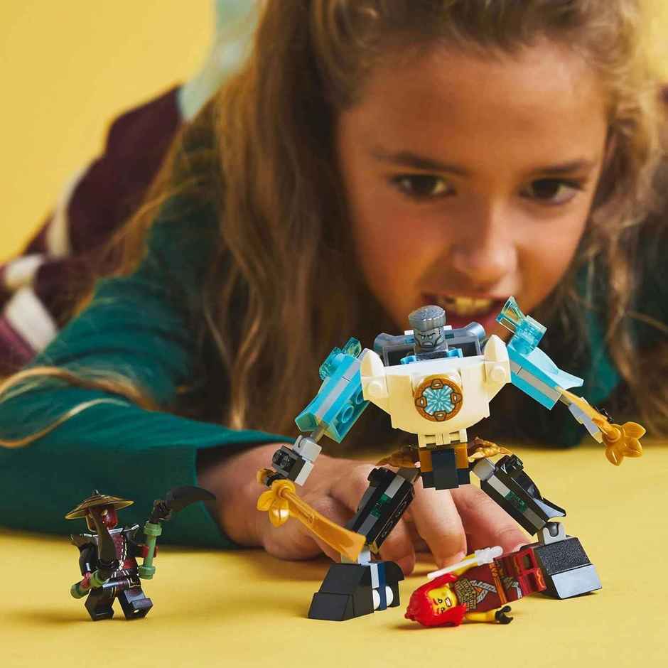 LEGO NINJAGO Zaneos Battle Suit Mech Pretend Play Toy Set 71827 Building Blocks Toys