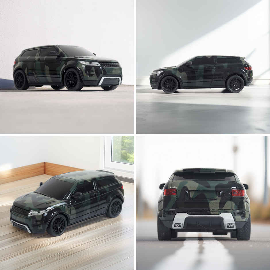 Race N Roll 1:24 Rechargeable Hi Speed Mini Remote Control Car - Rov Military