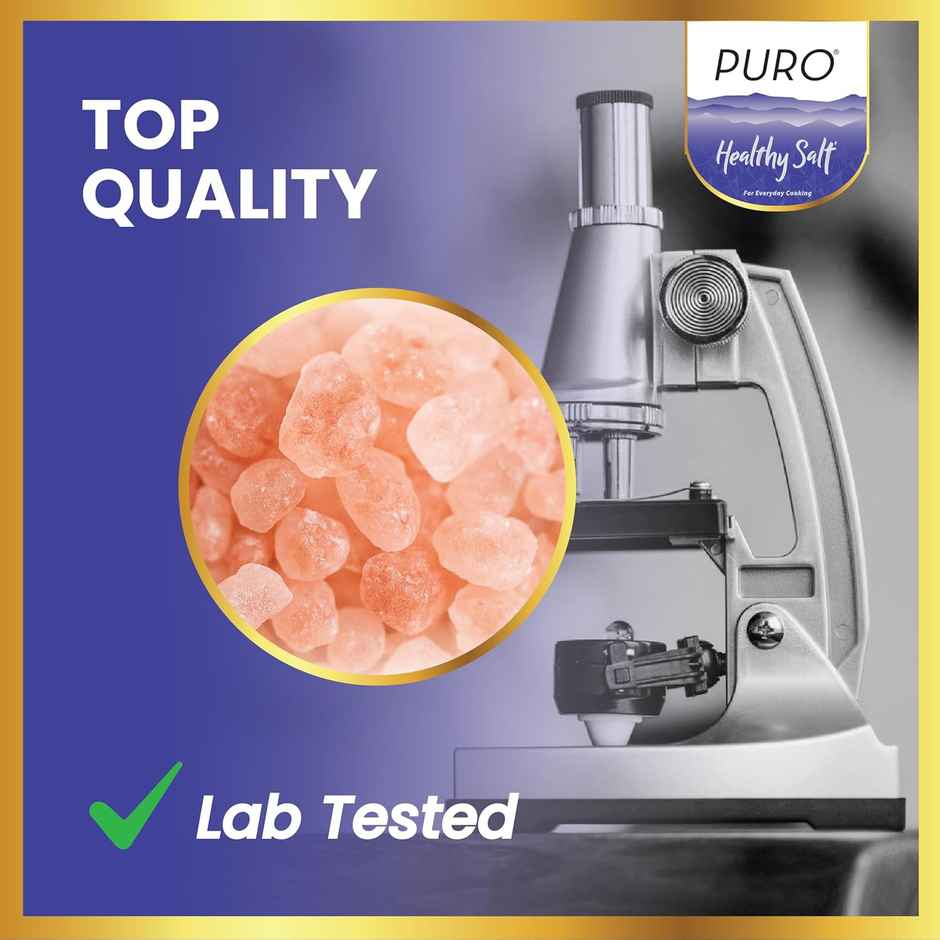 Puro Healthy Salt Rock Salt | Good for Heart & Digestion | Low Sodium | Premium Sendha Namak