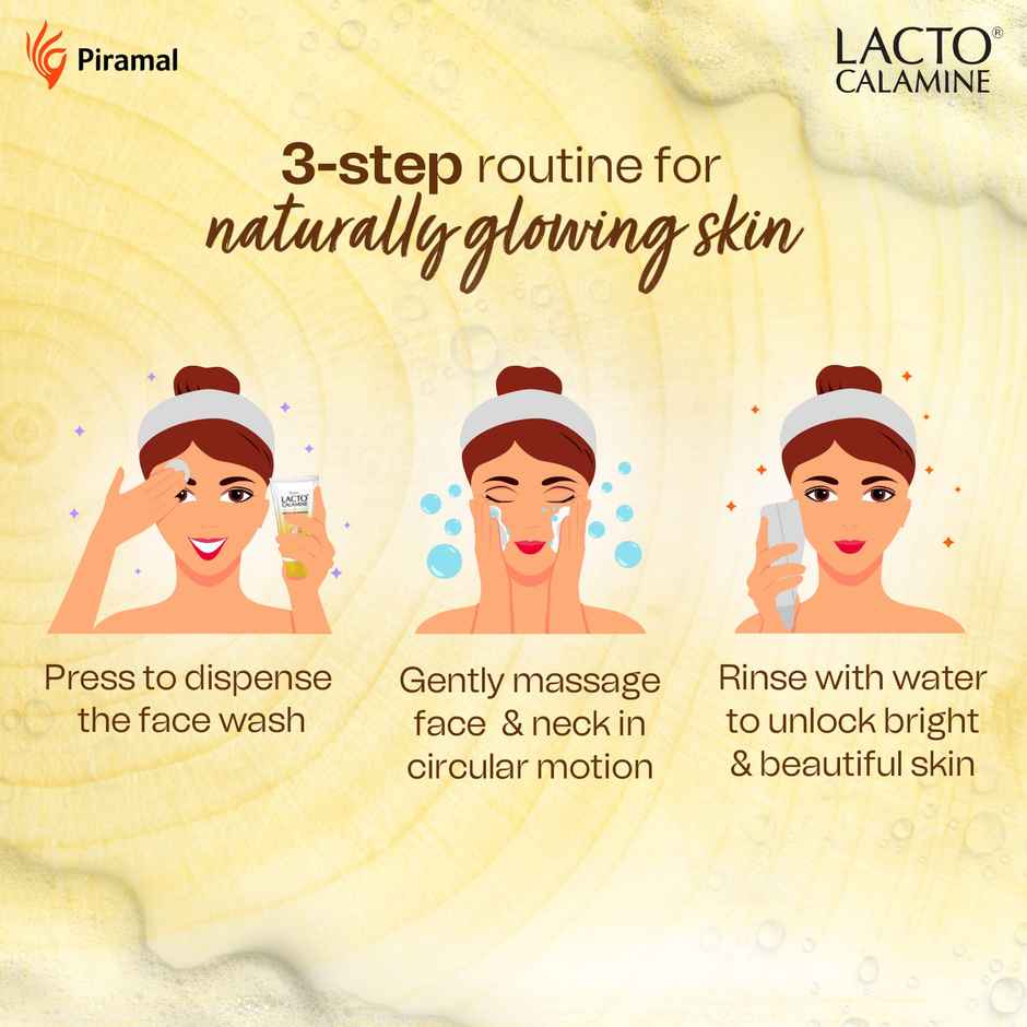 Lacto Calamine Ubtan Face Wash For Glowing Skin Natural Face Wash With Sandalwood