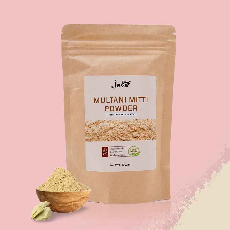 Jeva Multani Mitti Powder Face Pack | Deep Cleansing & Oil Control